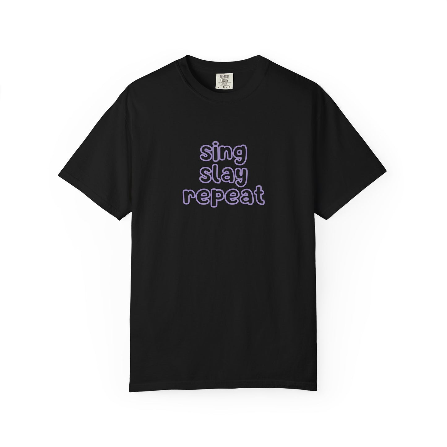 Sing Slay Repeat T-Shirt (K-Pop Demon Hunters Inspired)