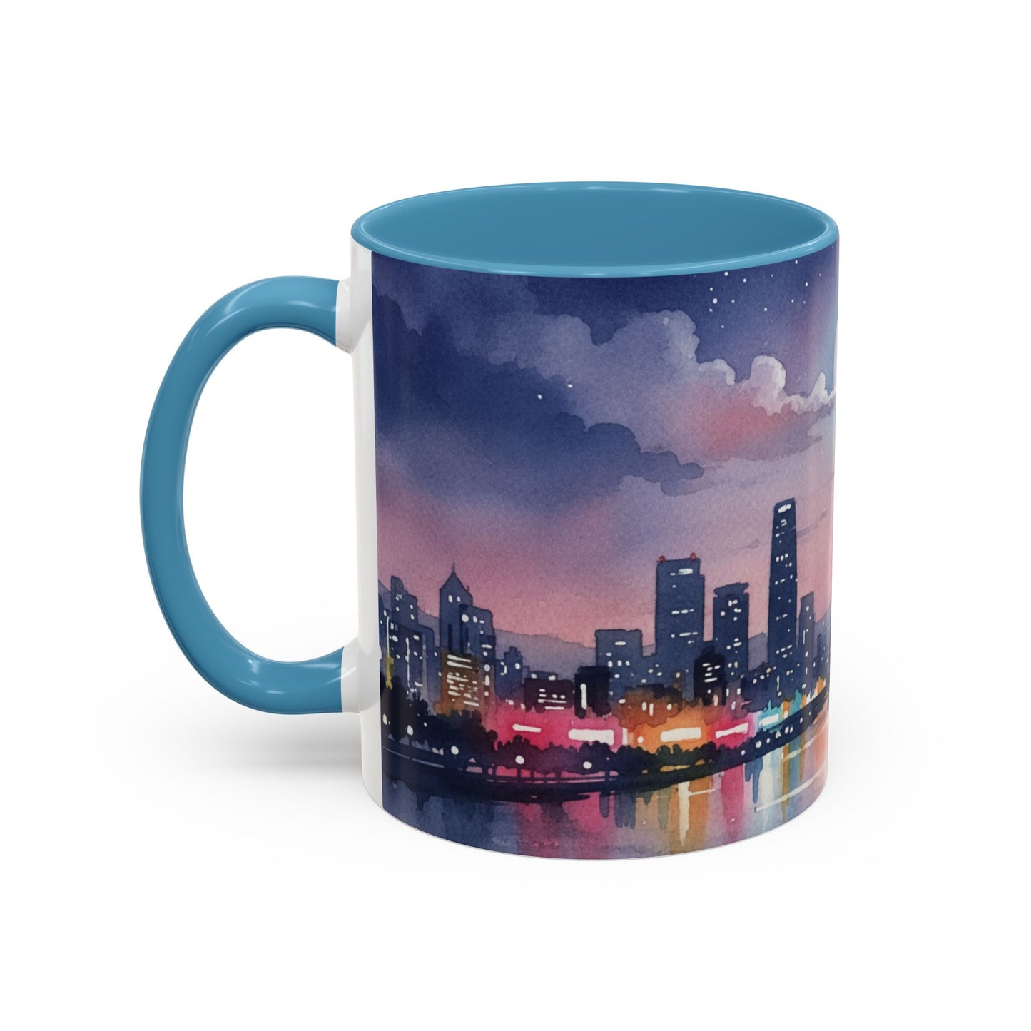 Seoul Skyline Mug | Korean Aesthetic Cup | Cozy K-drama Inspired Gift