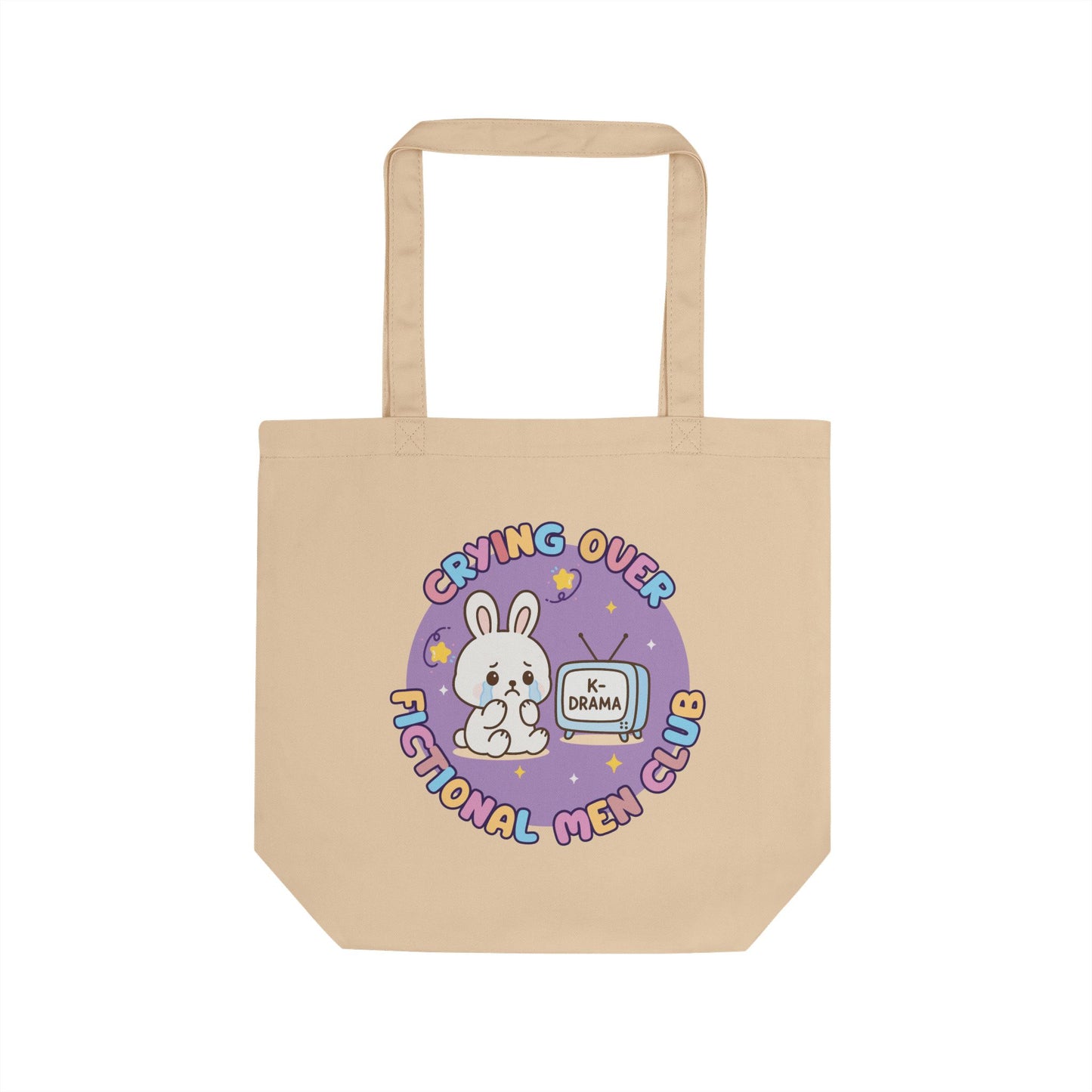 Crying Over Fictional Men Club Eco Tote Bag (S)
