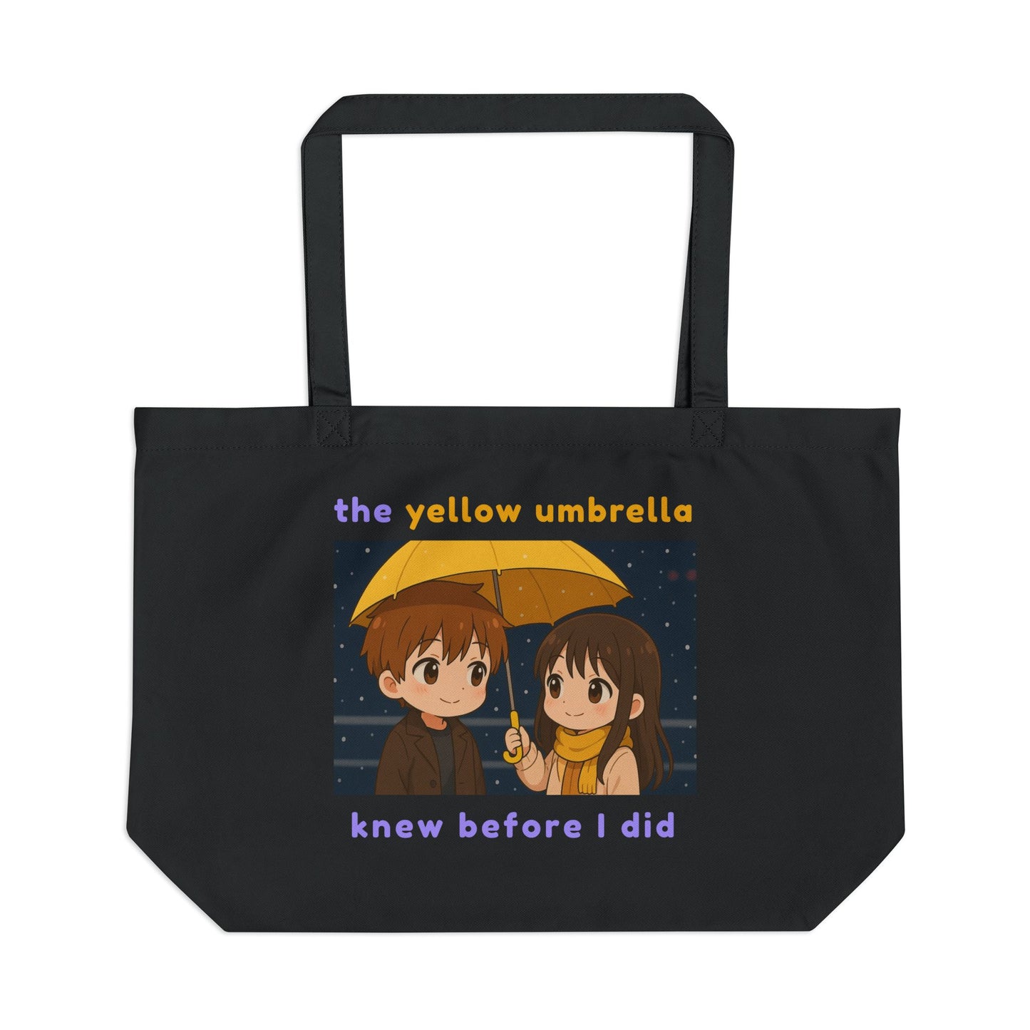 The Yellow Umbrella Knew Eco Tote Bag (L)