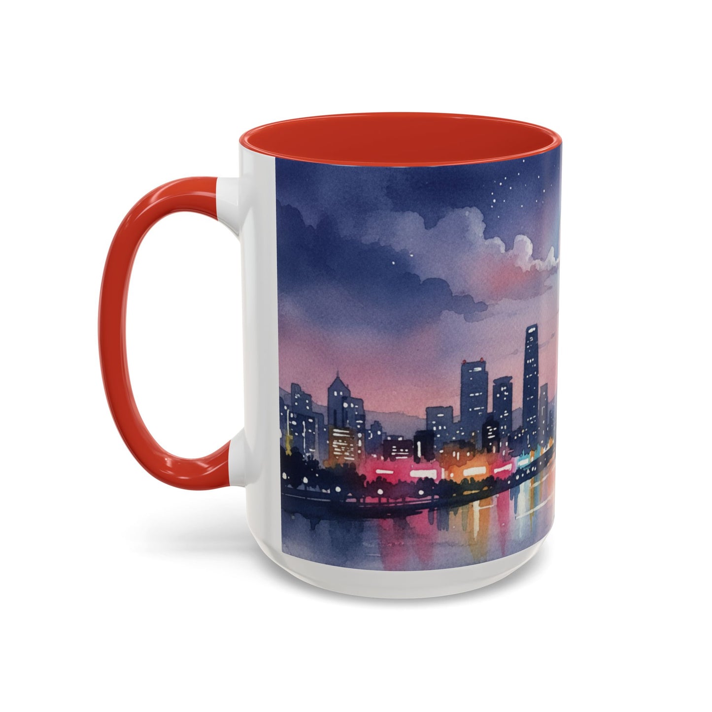 Seoul Skyline Mug | Korean Aesthetic Cup | Cozy K-drama Inspired Gift
