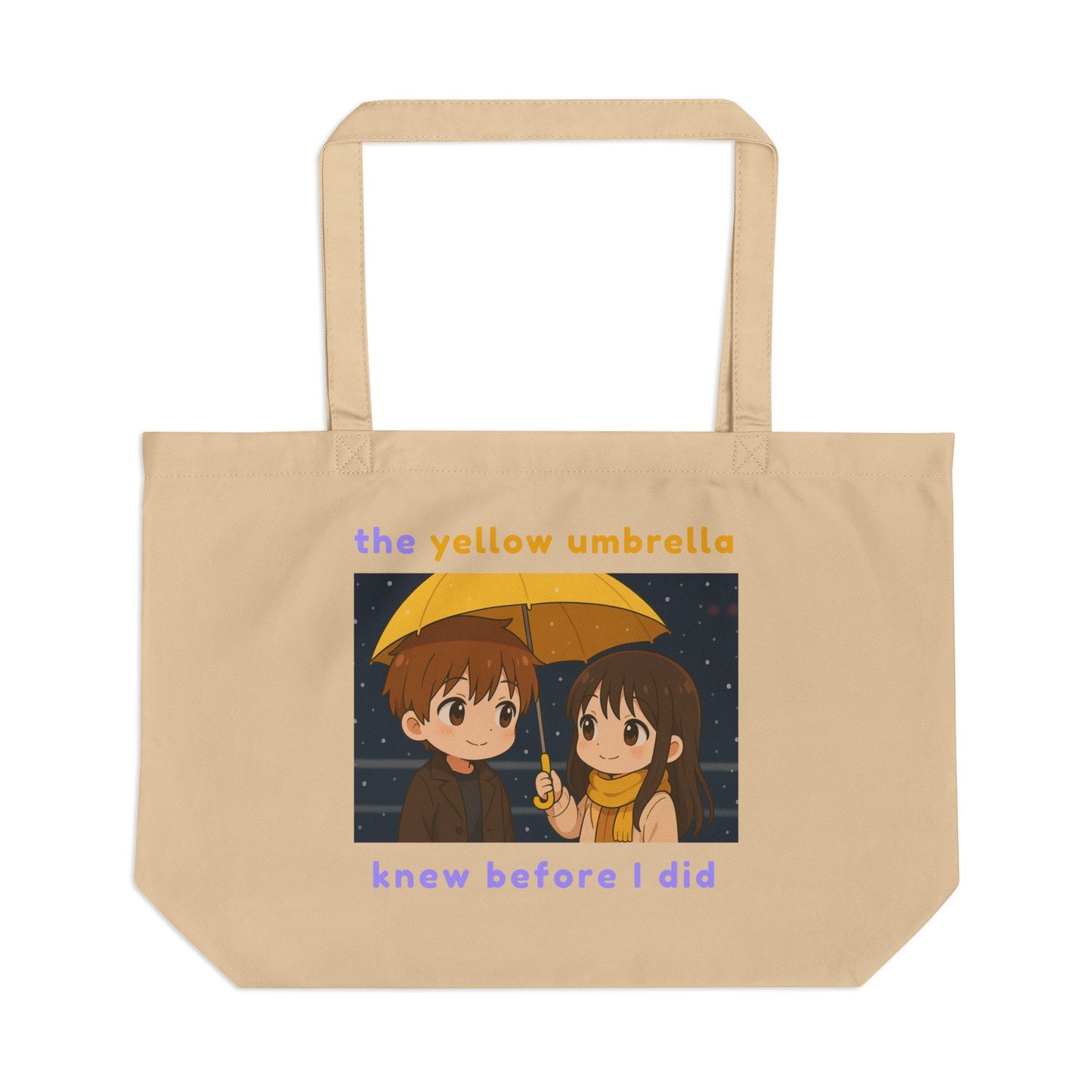 The Yellow Umbrella Knew Eco Tote Bag (L)