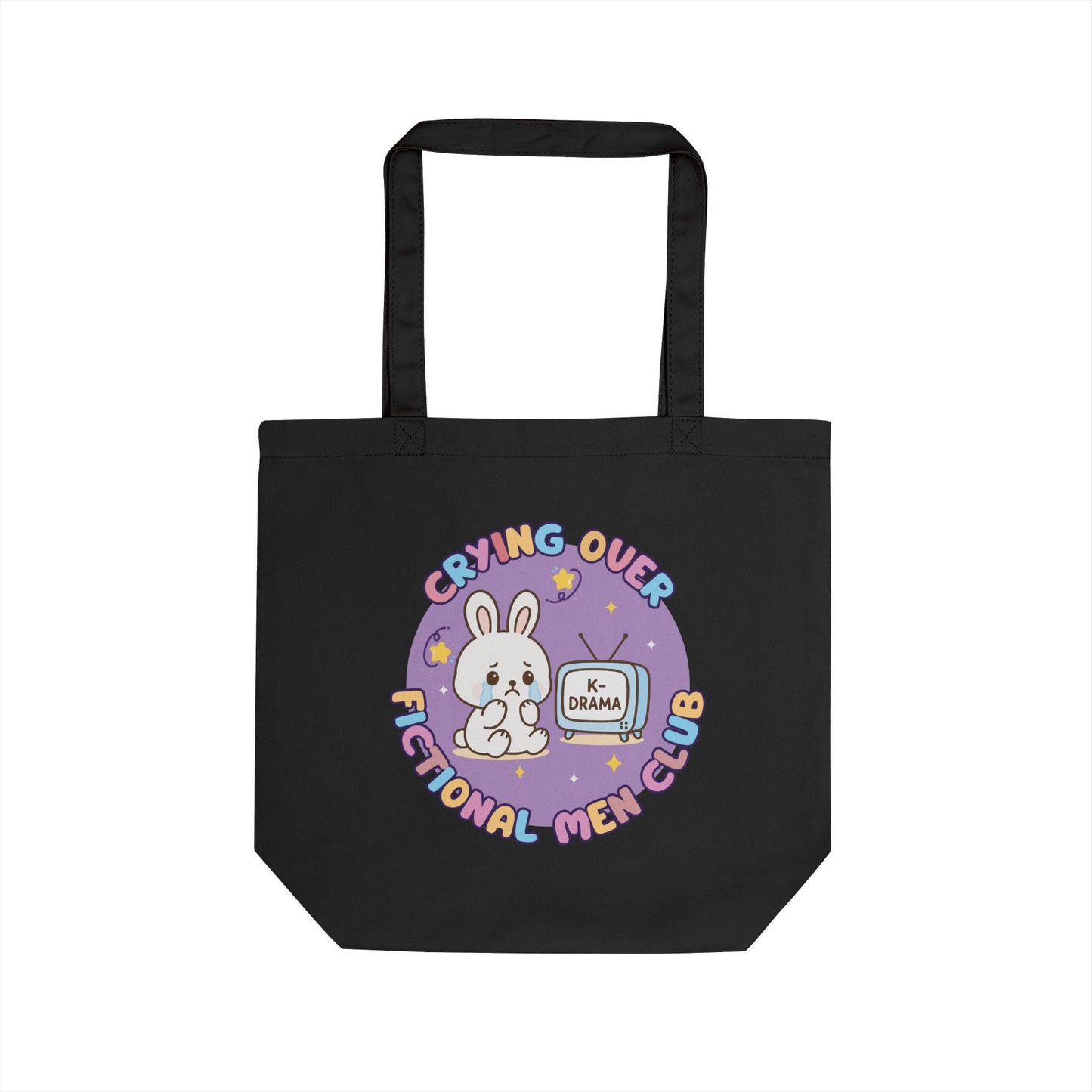Crying Over Fictional Men Club Eco Tote Bag (S)