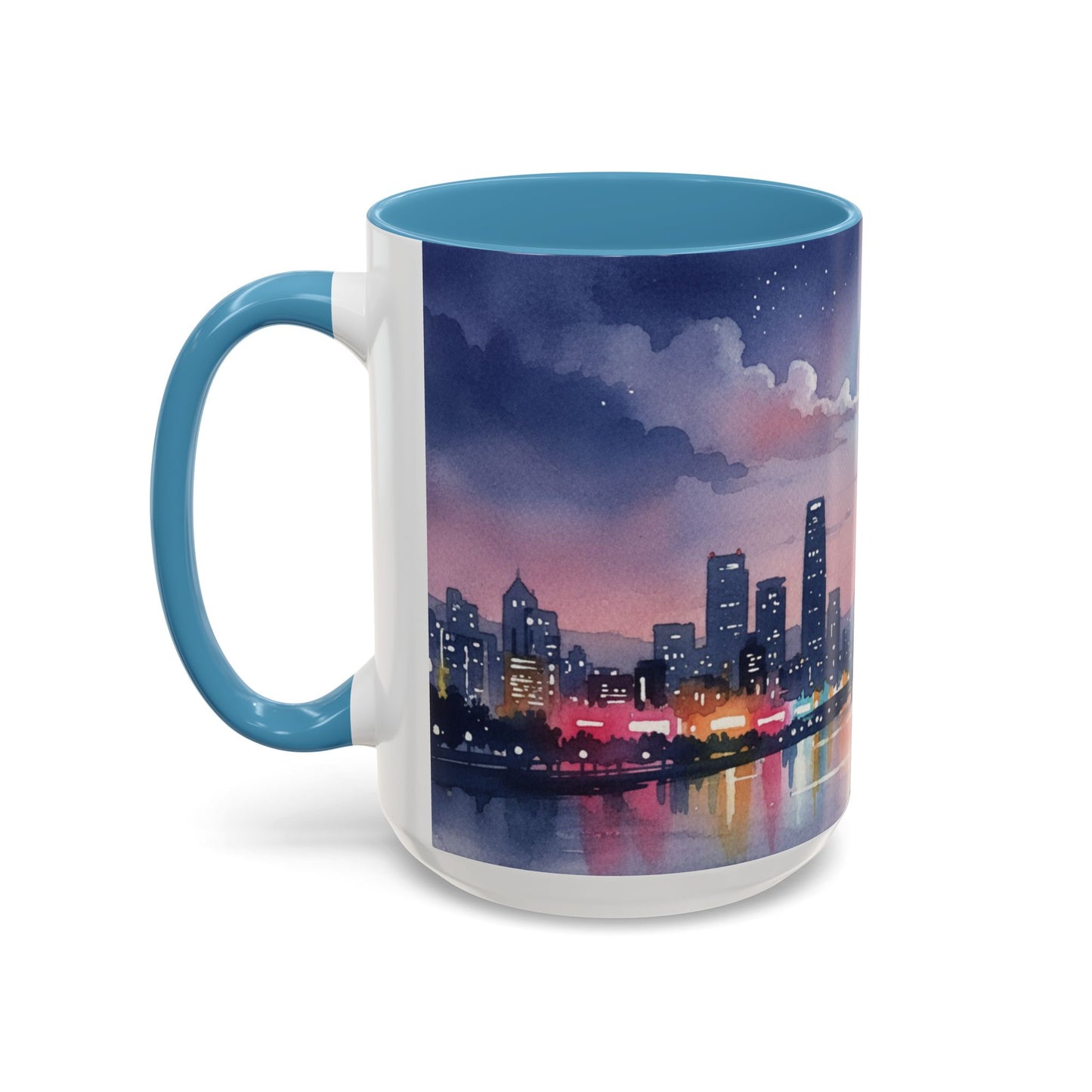 Seoul Skyline Mug | Korean Aesthetic Cup | Cozy K-drama Inspired Gift