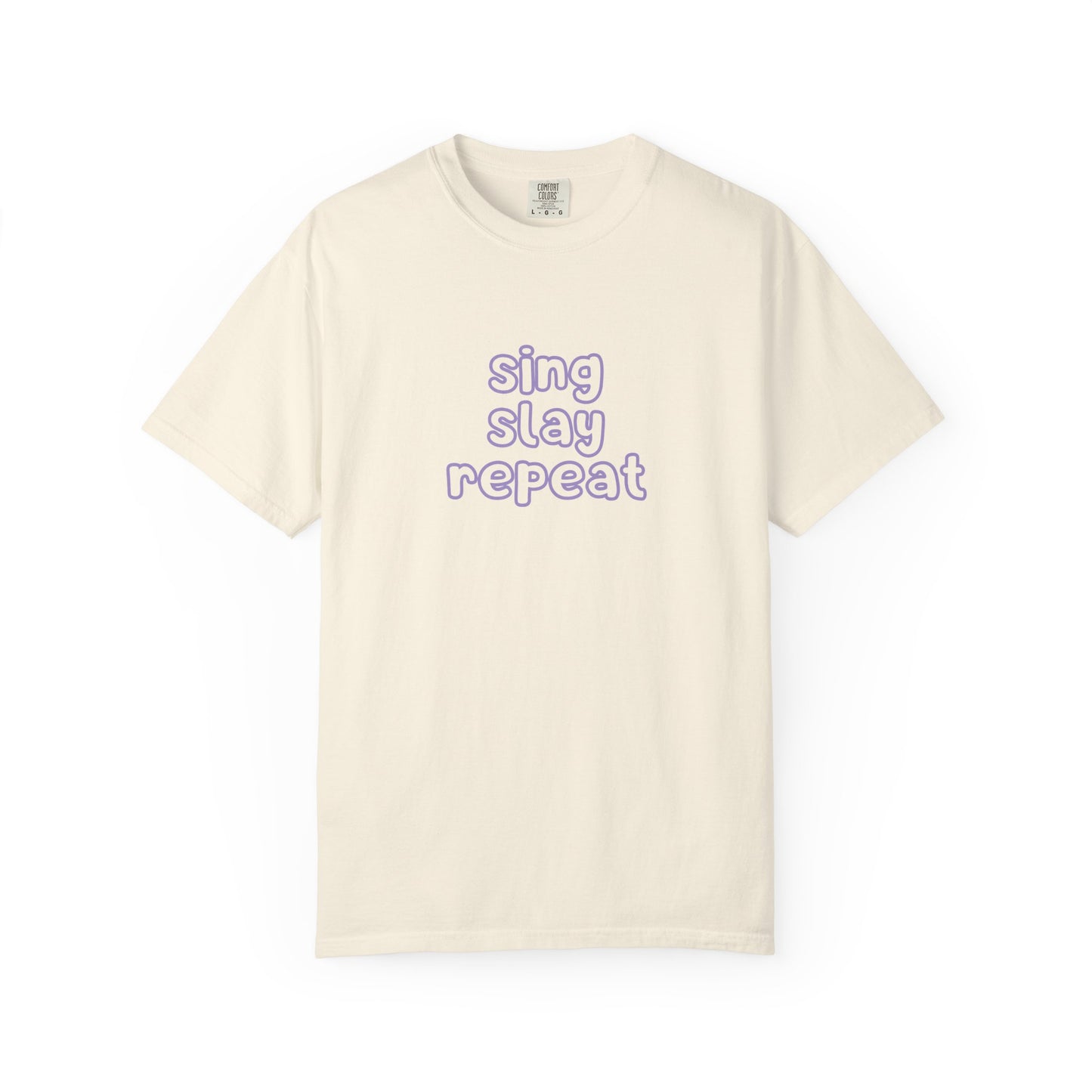 Sing Slay Repeat T-Shirt (K-Pop Demon Hunters Inspired)