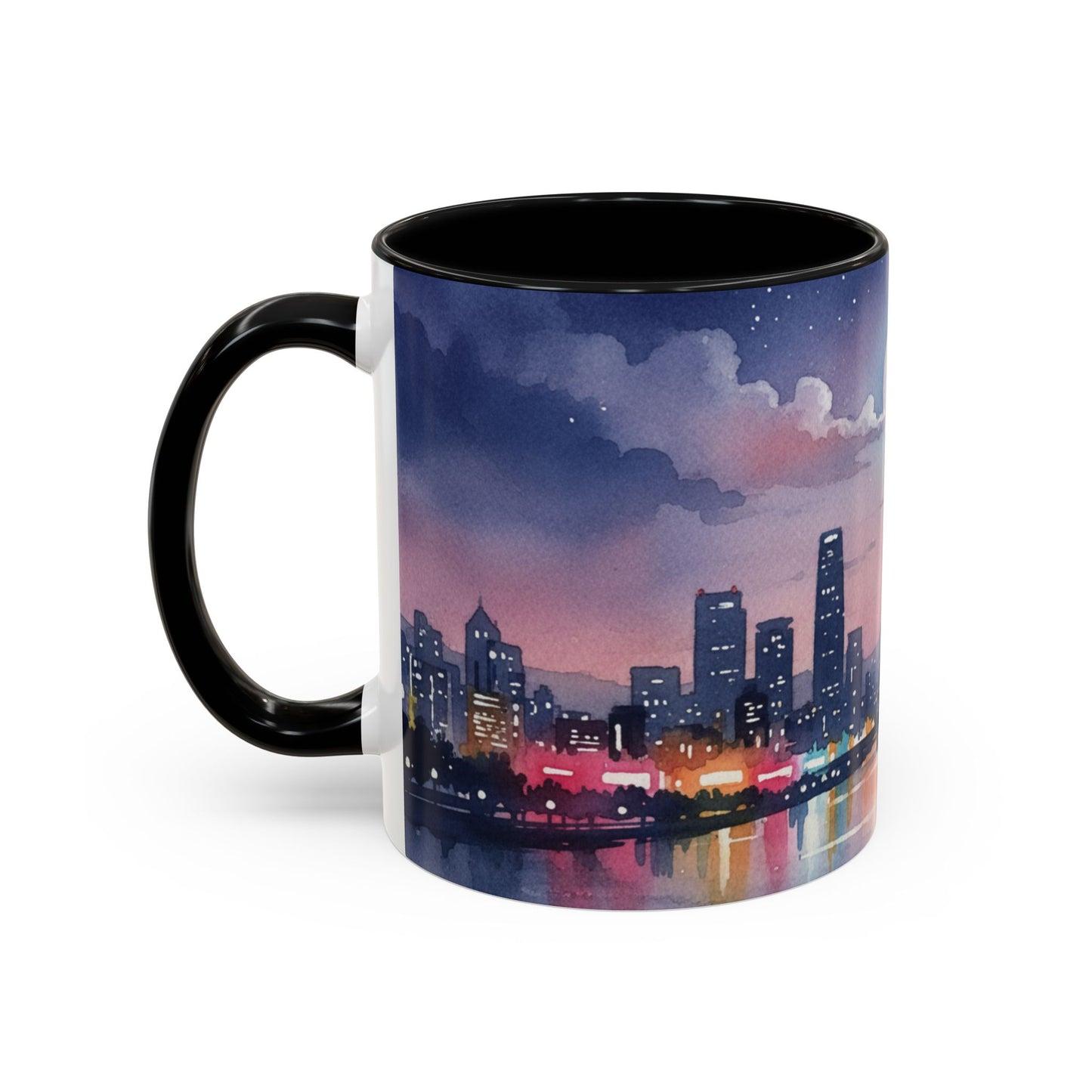 Seoul Skyline Mug | Korean Aesthetic Cup | Cozy K-drama Inspired Gift