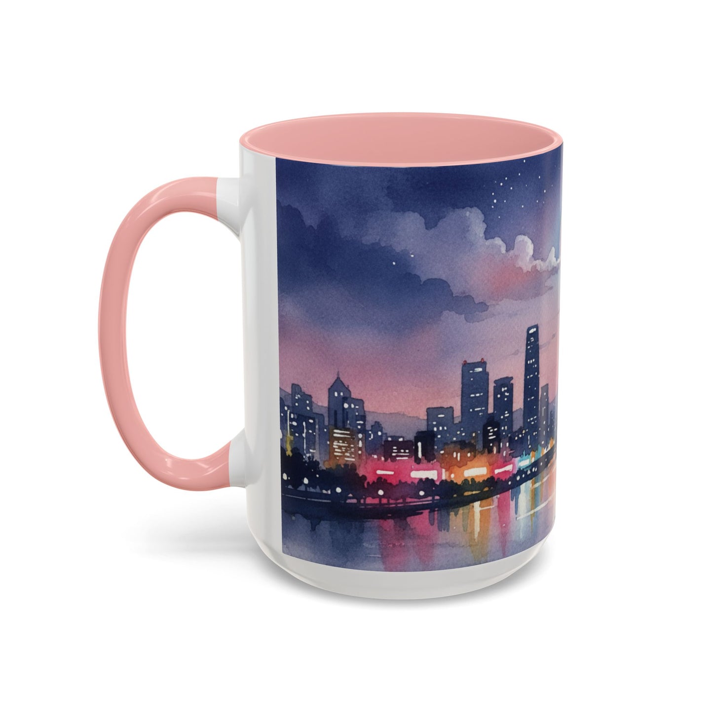 Seoul Skyline Mug | Korean Aesthetic Cup | Cozy K-drama Inspired Gift