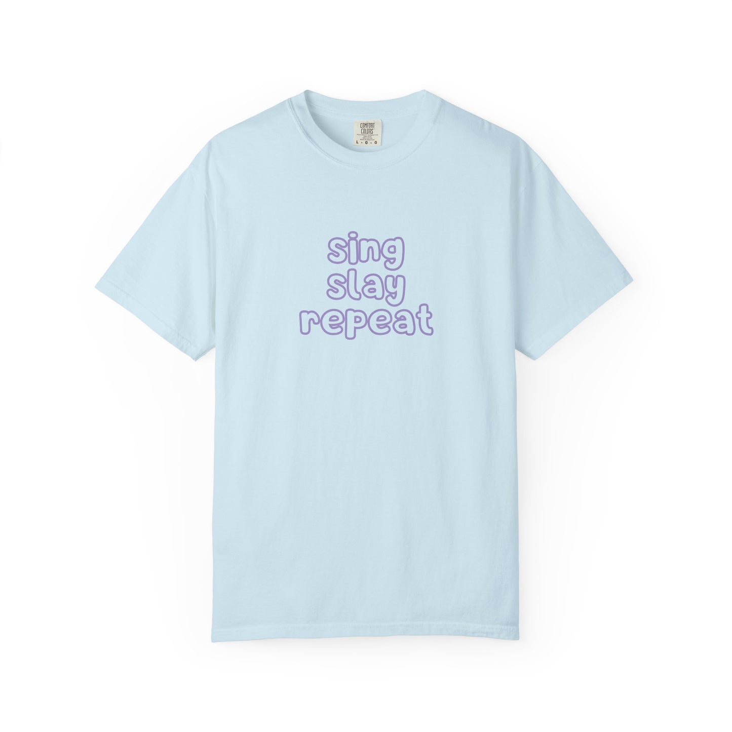 Sing Slay Repeat T-Shirt (K-Pop Demon Hunters Inspired)