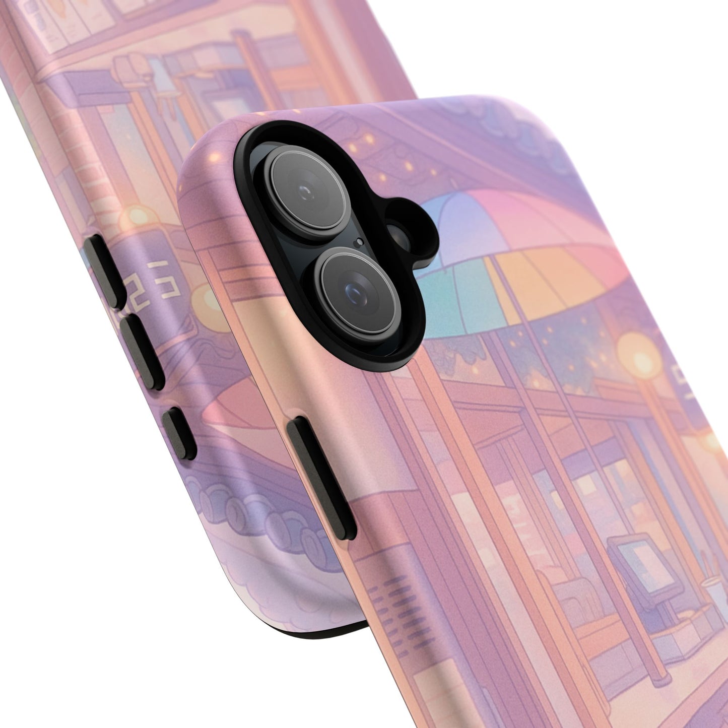 Pastel Café Phone Case — Cute Aesthetic City Shop iPhone Cover