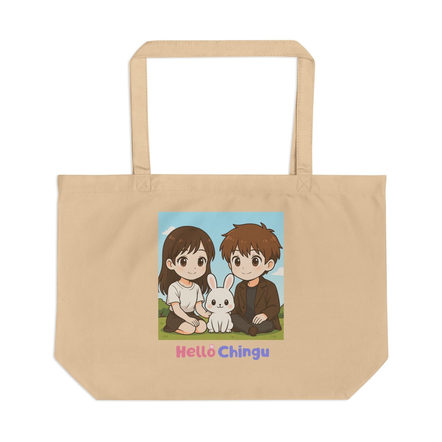 Hello Chingu Characters Eco Tote Bag (L)