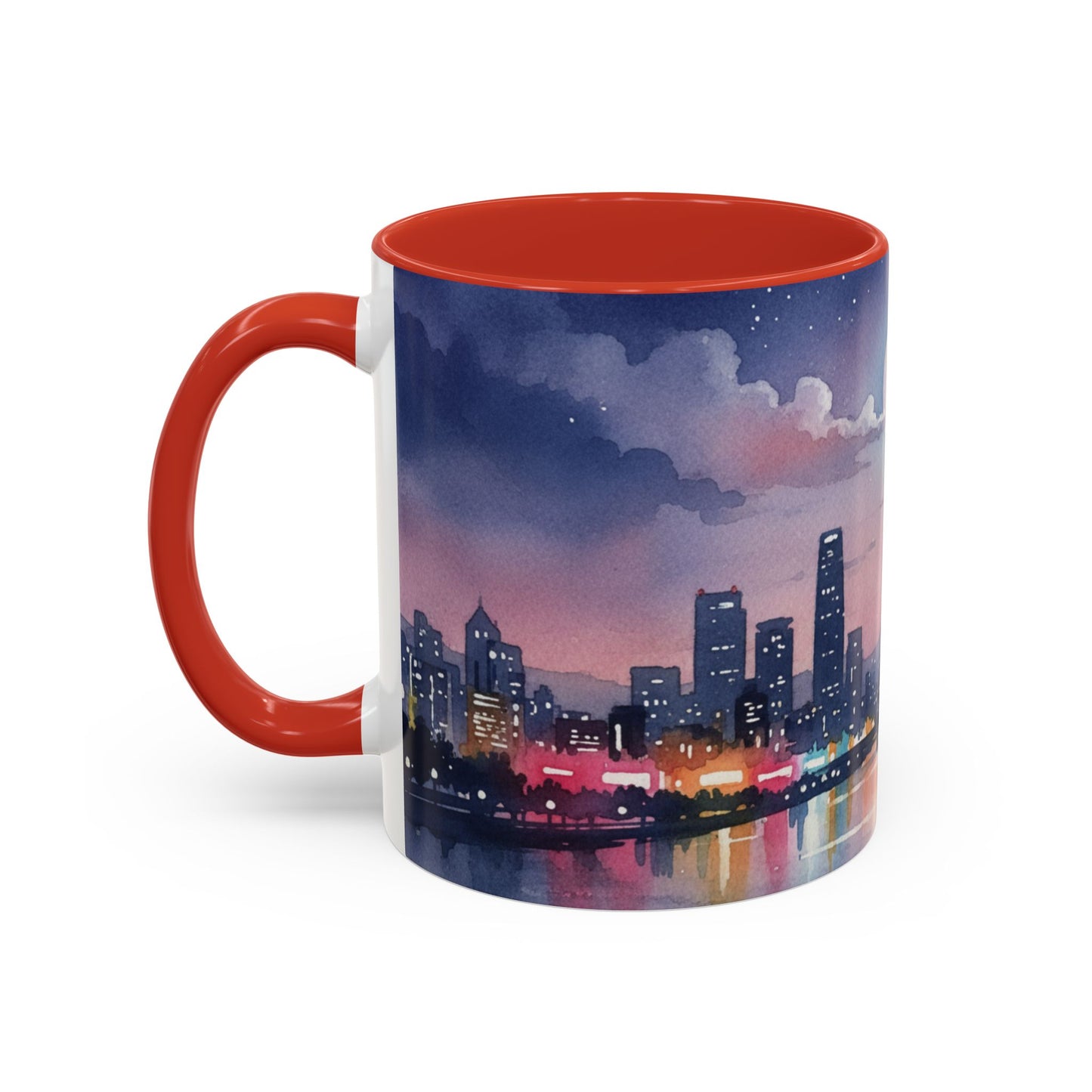 Seoul Skyline Mug | Korean Aesthetic Cup | Cozy K-drama Inspired Gift