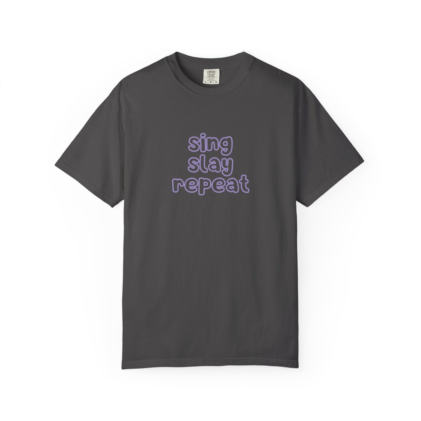 Sing Slay Repeat T-Shirt (K-Pop Demon Hunters Inspired)
