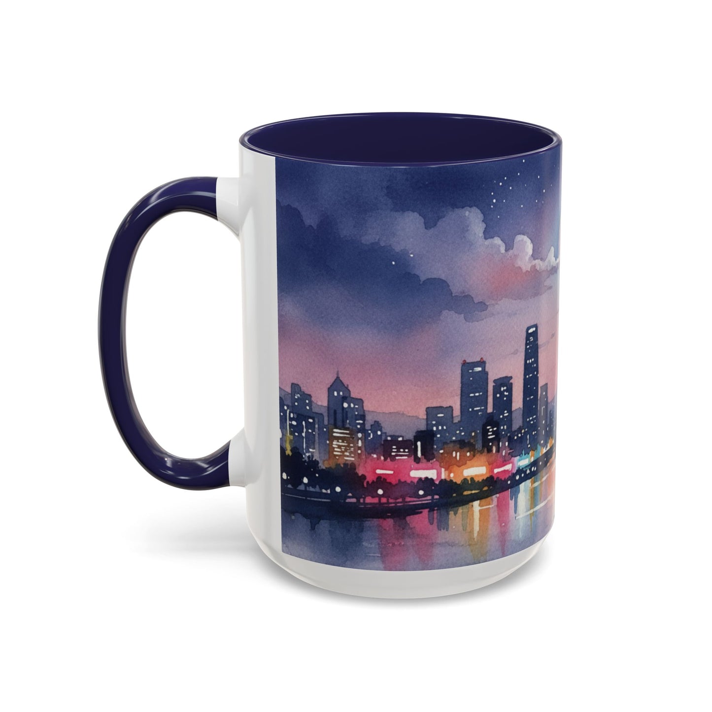 Seoul Skyline Mug | Korean Aesthetic Cup | Cozy K-drama Inspired Gift